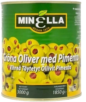 Oliver med pimento gröna