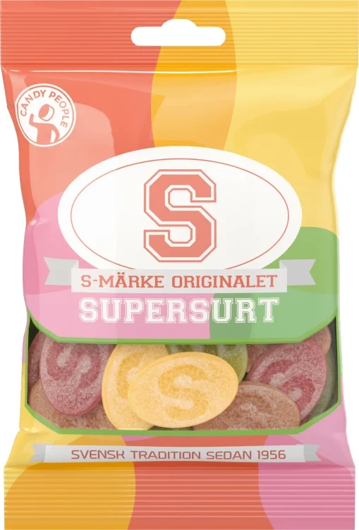 S-märke Supersur Sur Gele 80g