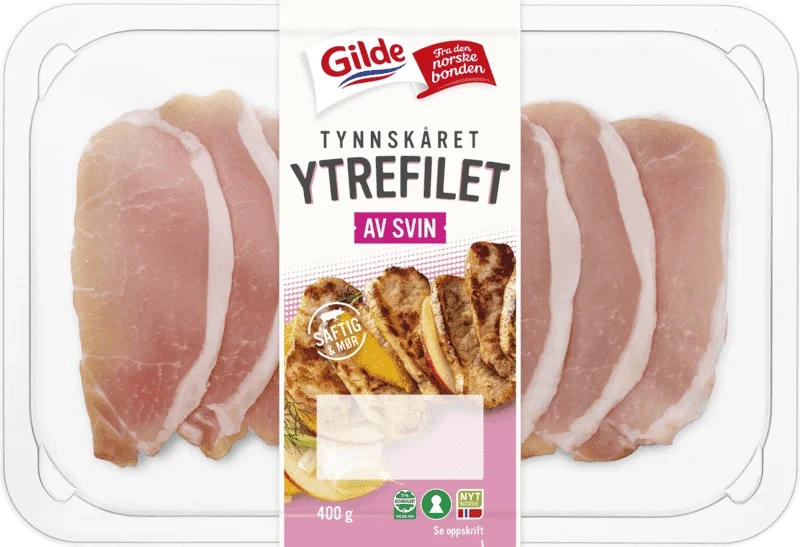 Svin Tynnskåret Ytrefilet 400g Enh