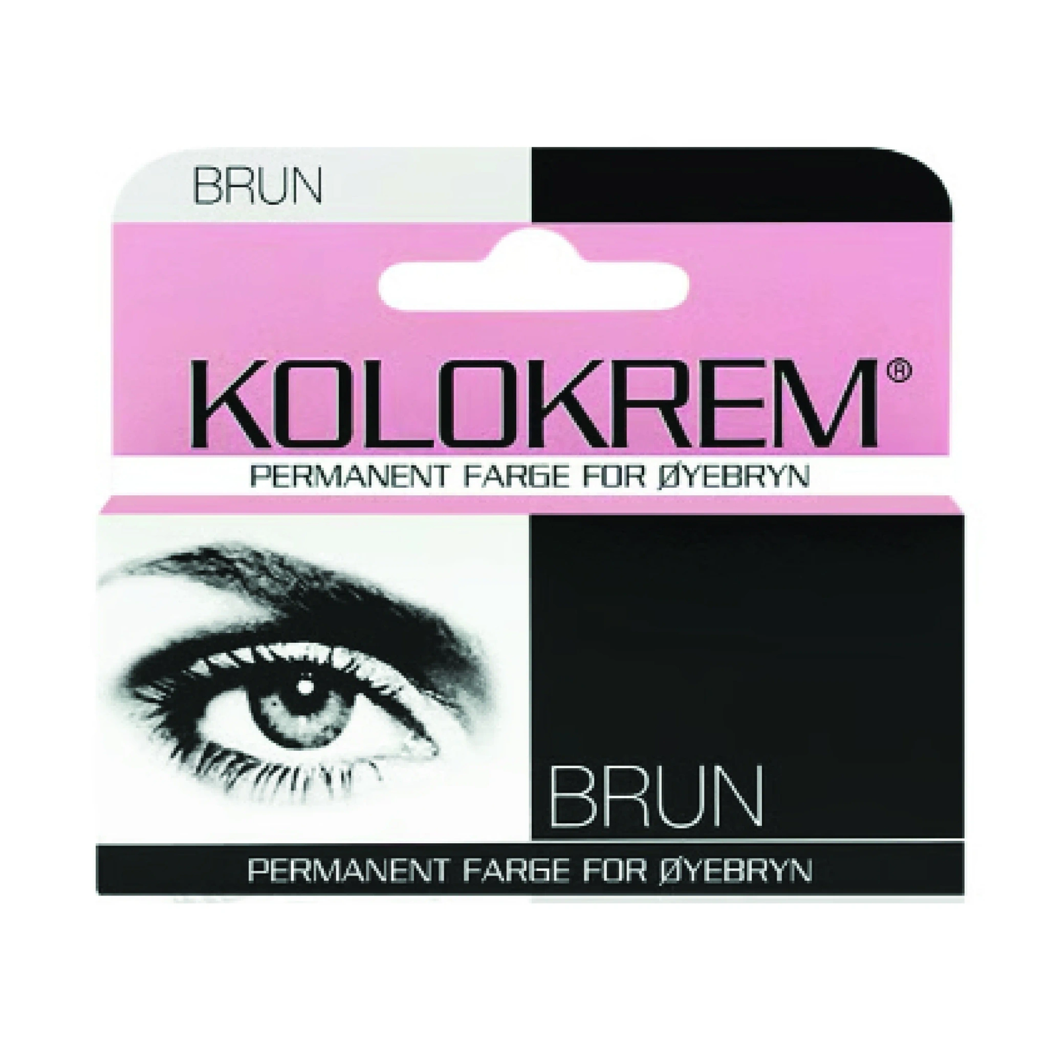 Kolokrem Øyenbrynsfarge, Brun, 1 stk.