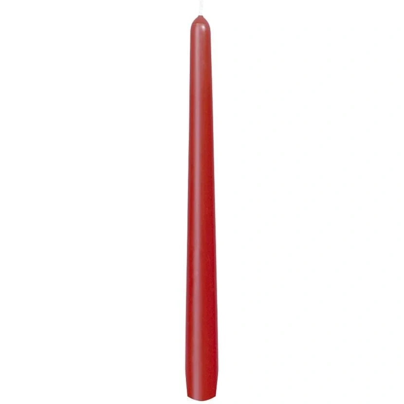 Antikklys Rød 25cm 7h 50x2stk