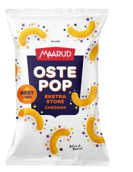 Maarud Ostepop Cheddar 175g
