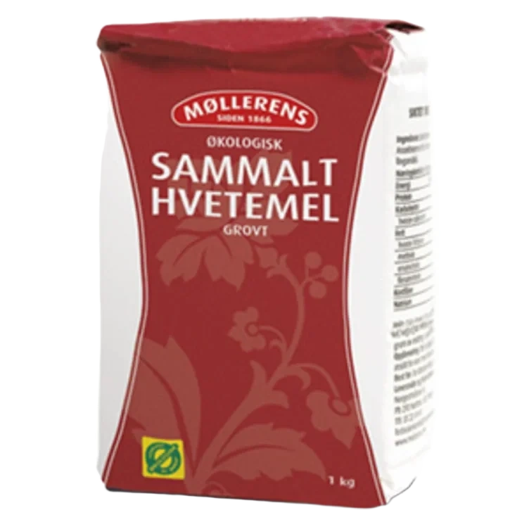 Hvete Sammalt Grov Økologisk 1kg Møllerens