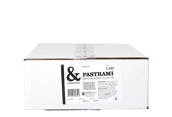 Fläskpastrami