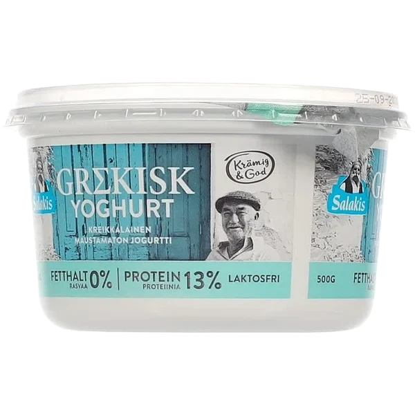 Salakis Grekisk Yoghurt 0% 500 g