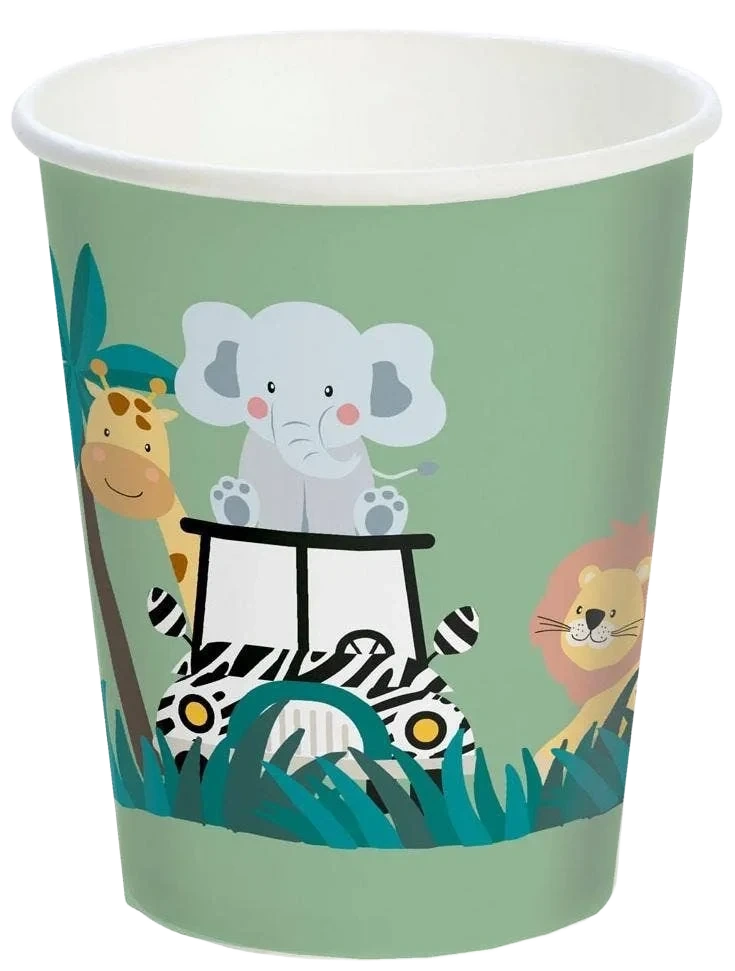 Pappersmugg Safari Kids 20cl