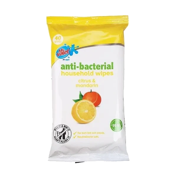 Antibacterial Wipes - Citrus & Mandarin