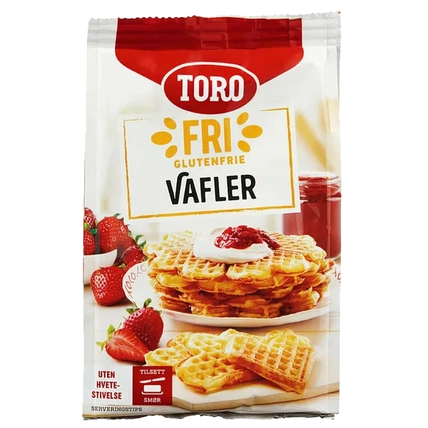 Vafler Mix glutenfri 246g Toro