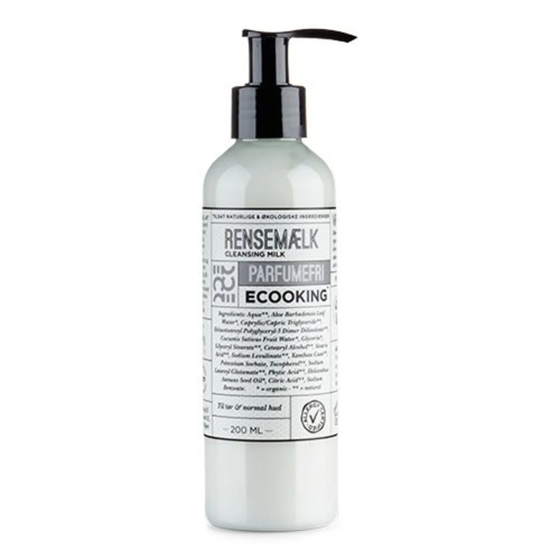 Ecooking Cleansing Milk Fragrance Free 200 ml