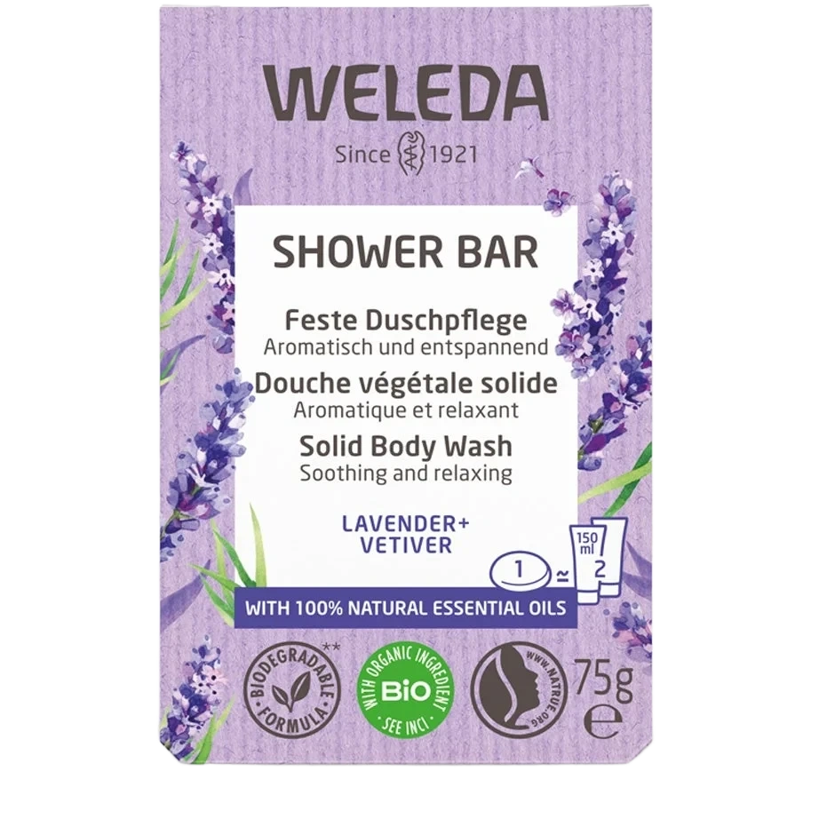 Weleda Solid Body Wash Lavender + Vetiver Soap