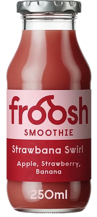 Froosh Smoothie jordbær, banan & guava