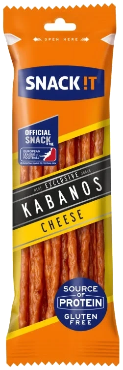 Kabanossi Cheese Exclusive 120g Snackit