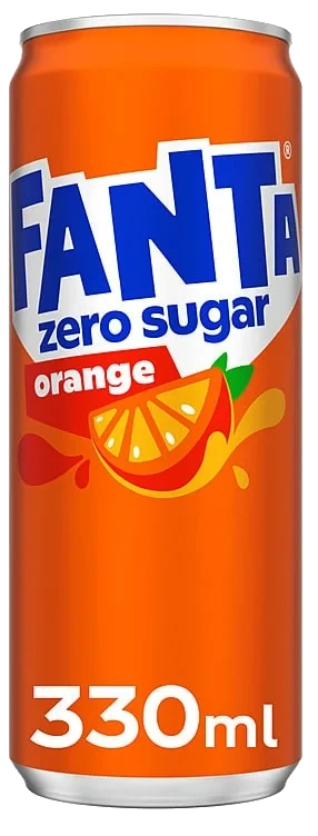 Fanta Orange Zero Sugar 0,33l boks