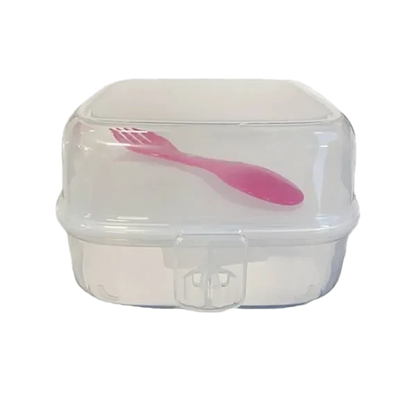 Lunsjbox med "Spork" - Rosa