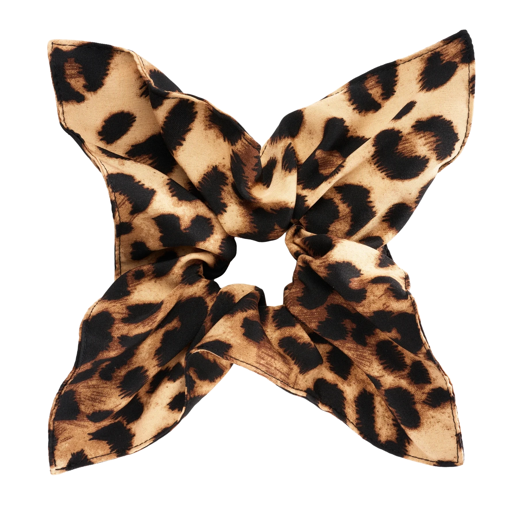 KICKS Beauty Leo Square Hair Scrunchie Brown Brown