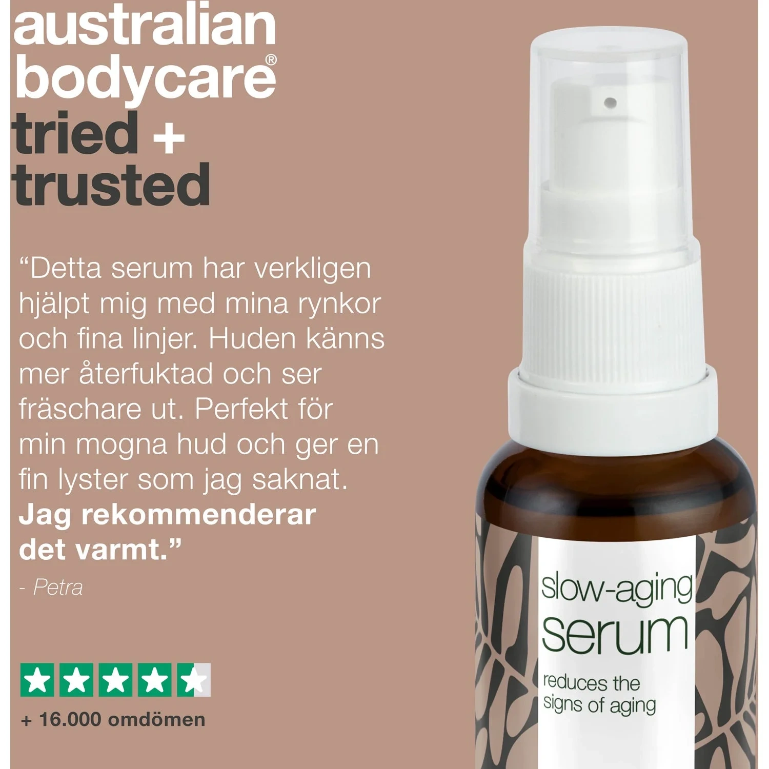 Slow-aging Serum mot rynkor (50+)