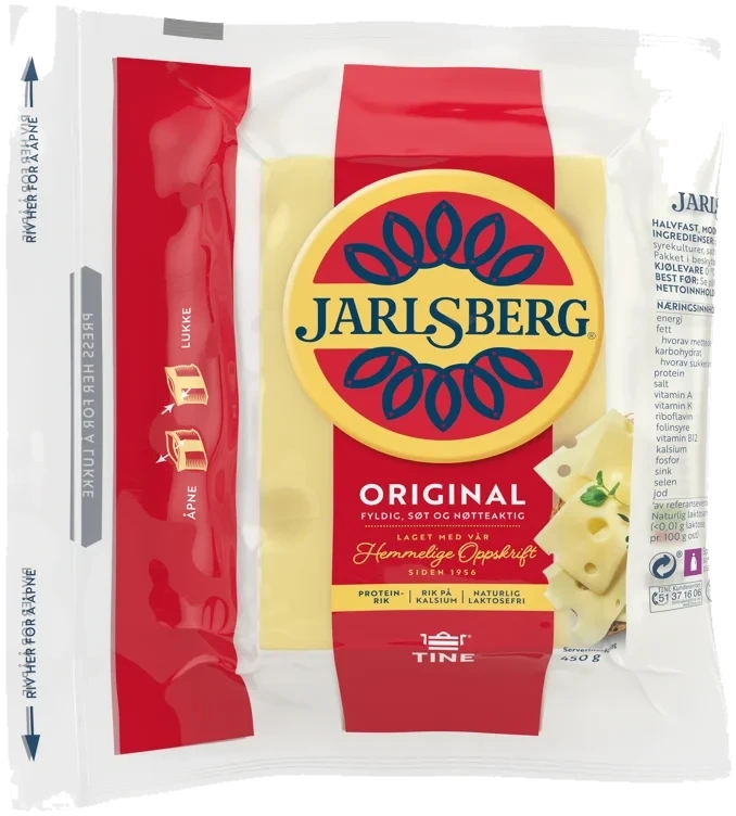 Jarlsberg skorpefri   450g