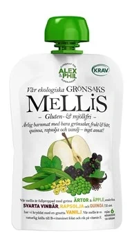 Smooth gröna ärtor