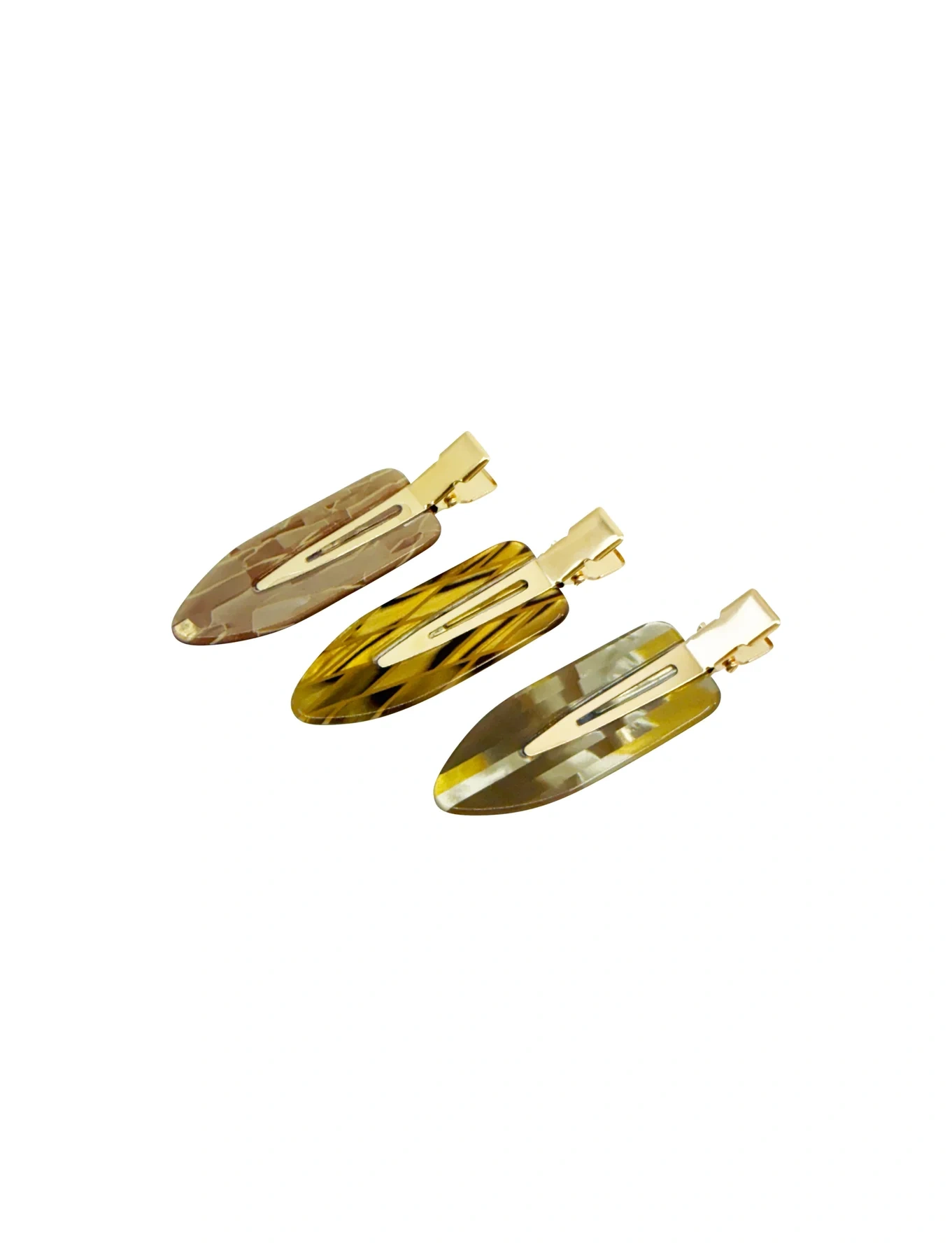 PIPOL'S BAZAAR Preppy Set Clips Beige 3 pcs