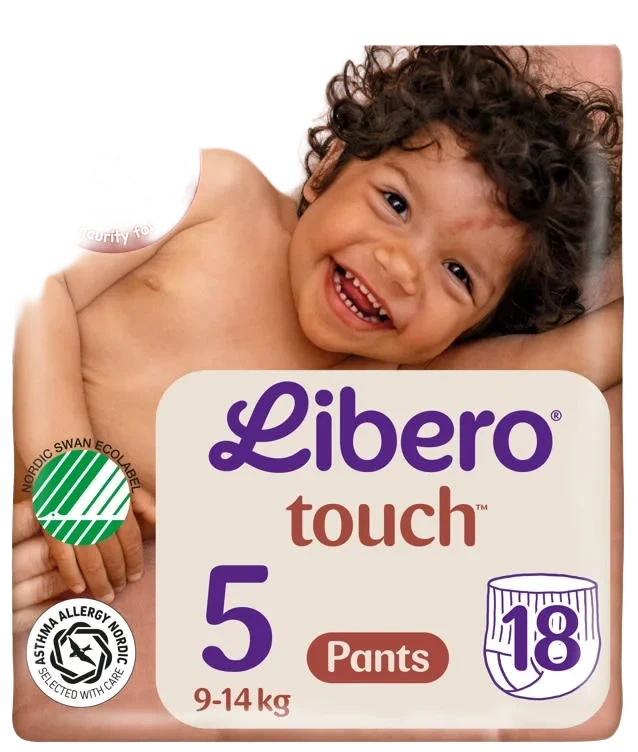 Libero Touch Pant Str.5 18stk
