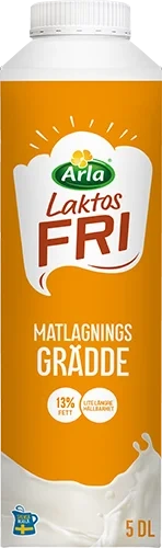 Laktosfri matlagningsgrädde 13%