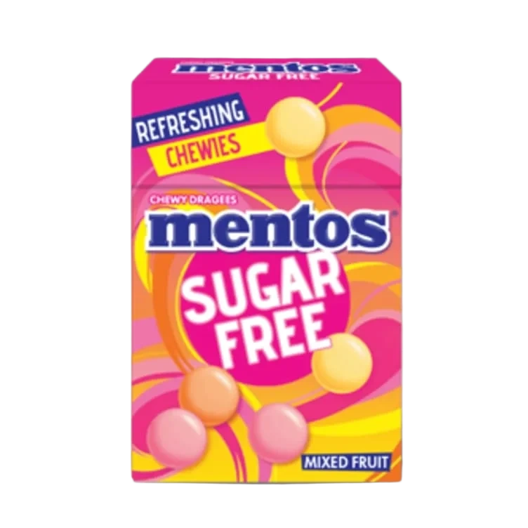 Mentos Mixed Fruit Sugarfree 45g