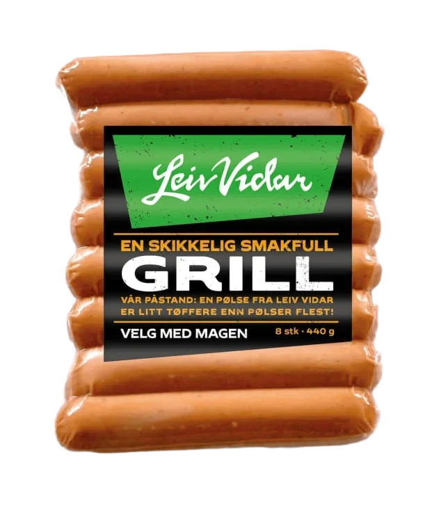 Grillpølse 440g Leiv Vidar