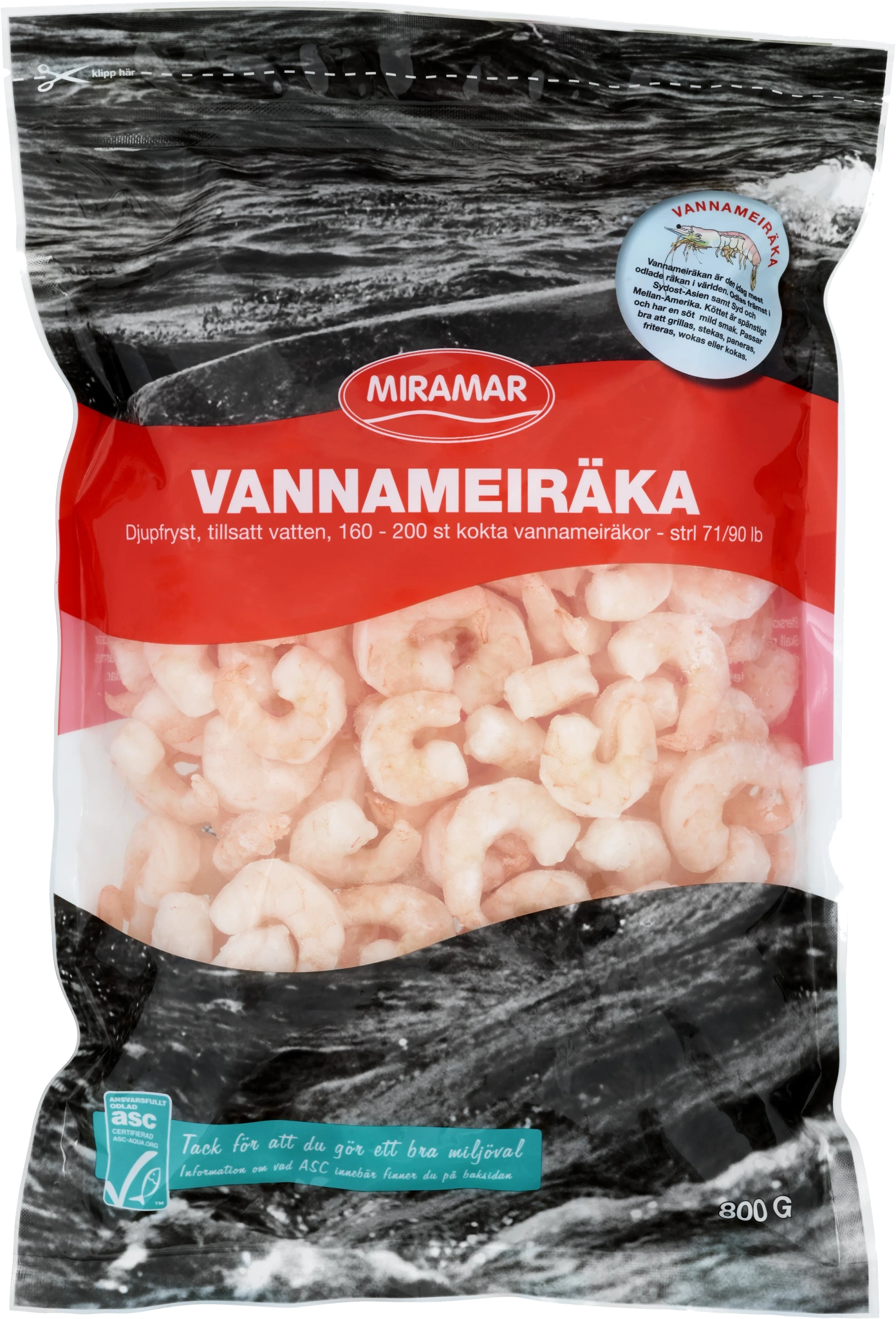Vannameiräka kokt 71/90