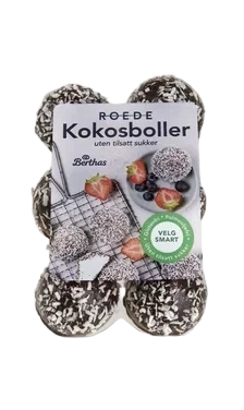 Kokosboller u/Sukker 6pk Berthas