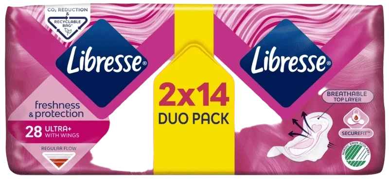 Libresse Bind Normal Wing Duo 28 stk