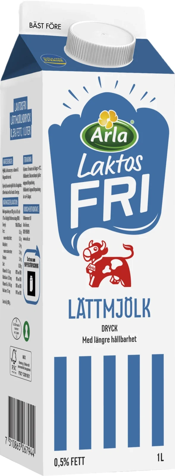 Laktosfri lättmjölkdryck 0.5%