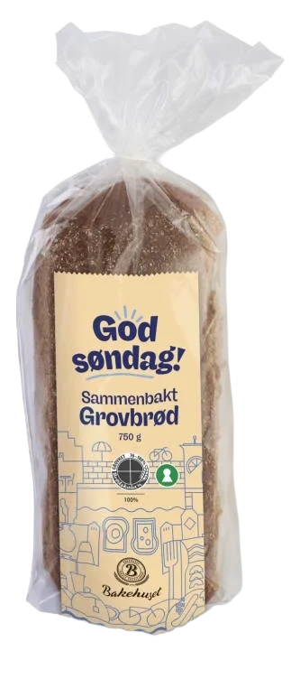 Grovbrød Sammenbakt God Søndag 750g
