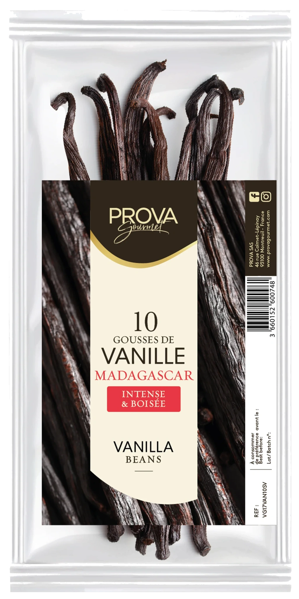 Vaniljstång Bourbon Madagaskar