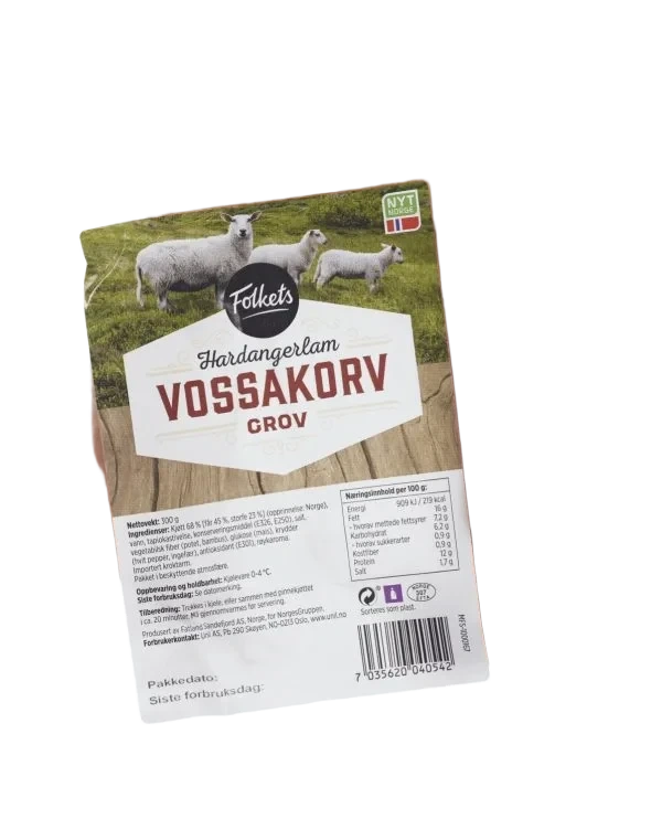 Vossakorv 300g Hardangerlam Folkets