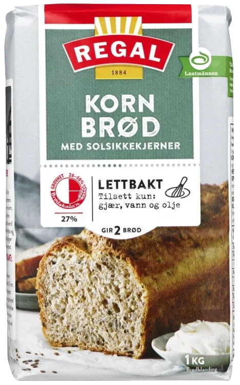 Kornbrød 1kg Regal