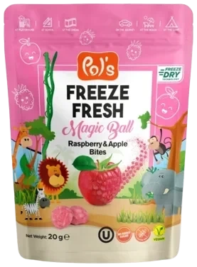Pol's Freeze Dried Apple & Raspberry 20g