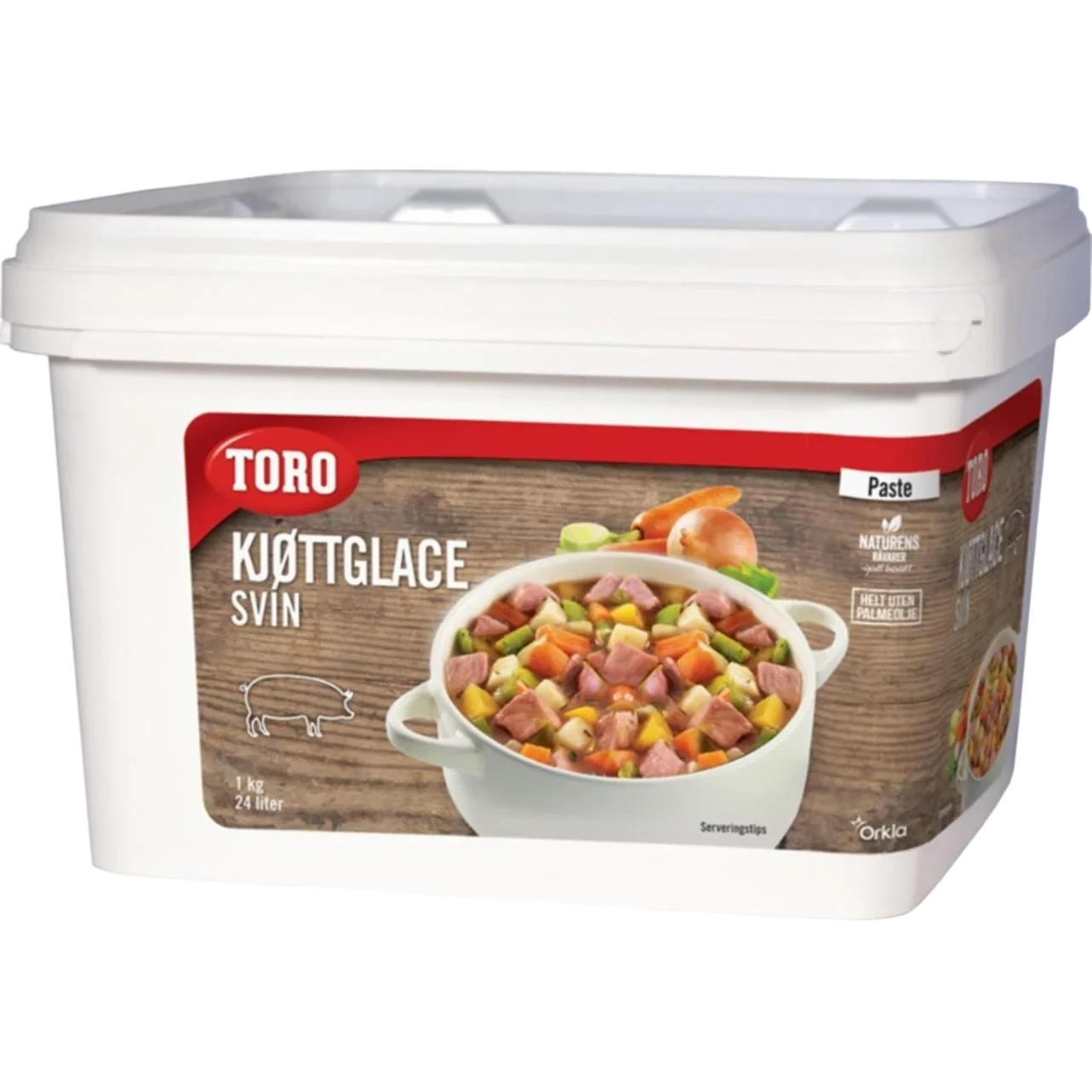 Kjøttglace Svin Pastøs 24l 1kg