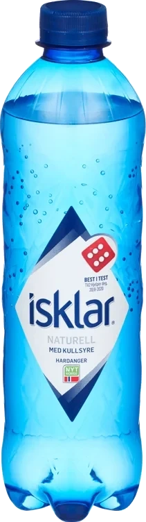 Isklar naturell med kullsyre  24x500ml