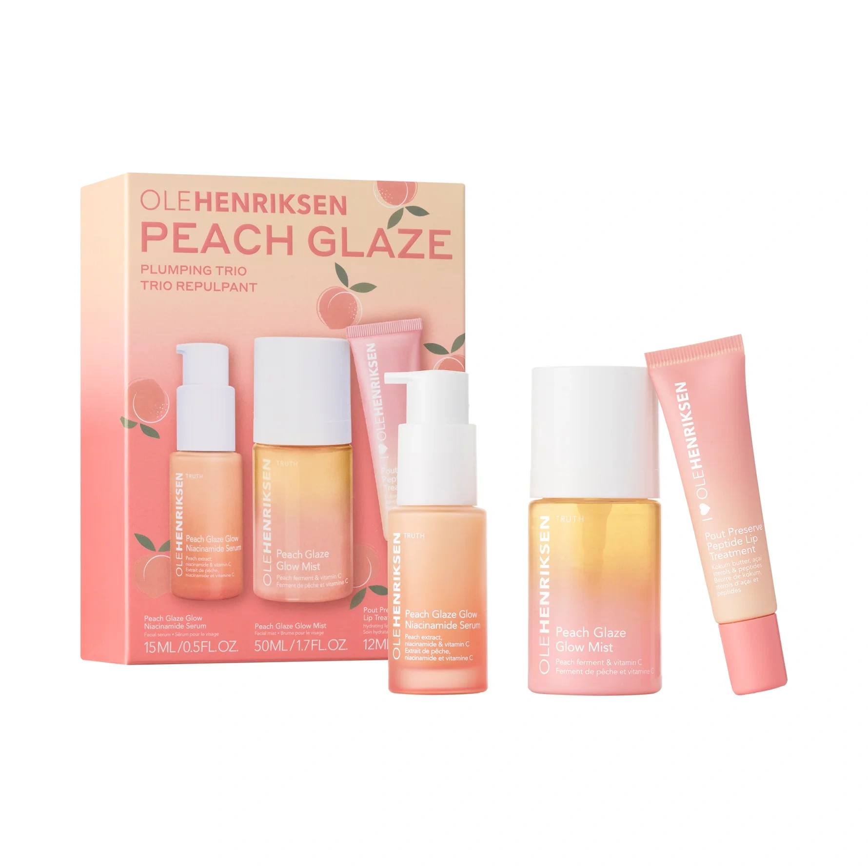 Ole Henriksen Peach Glaze Plumping Trio Gift Set