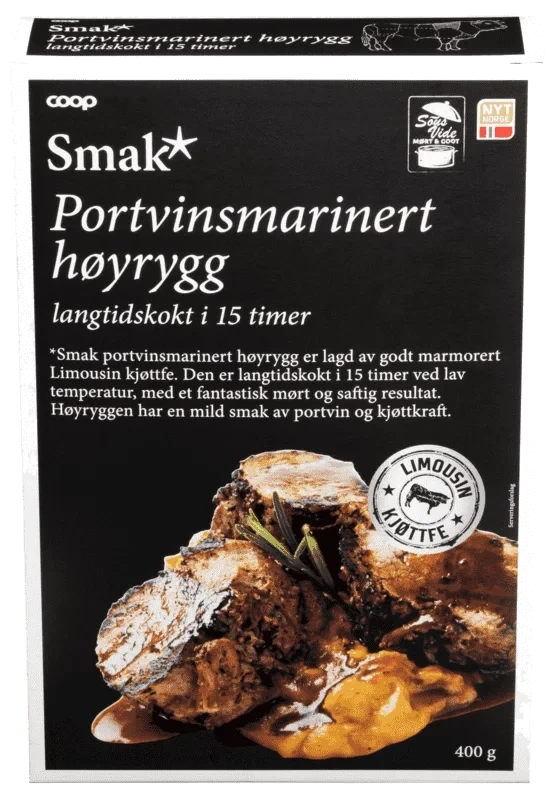 Smak Portvinsmarinert Høyrygg 400g