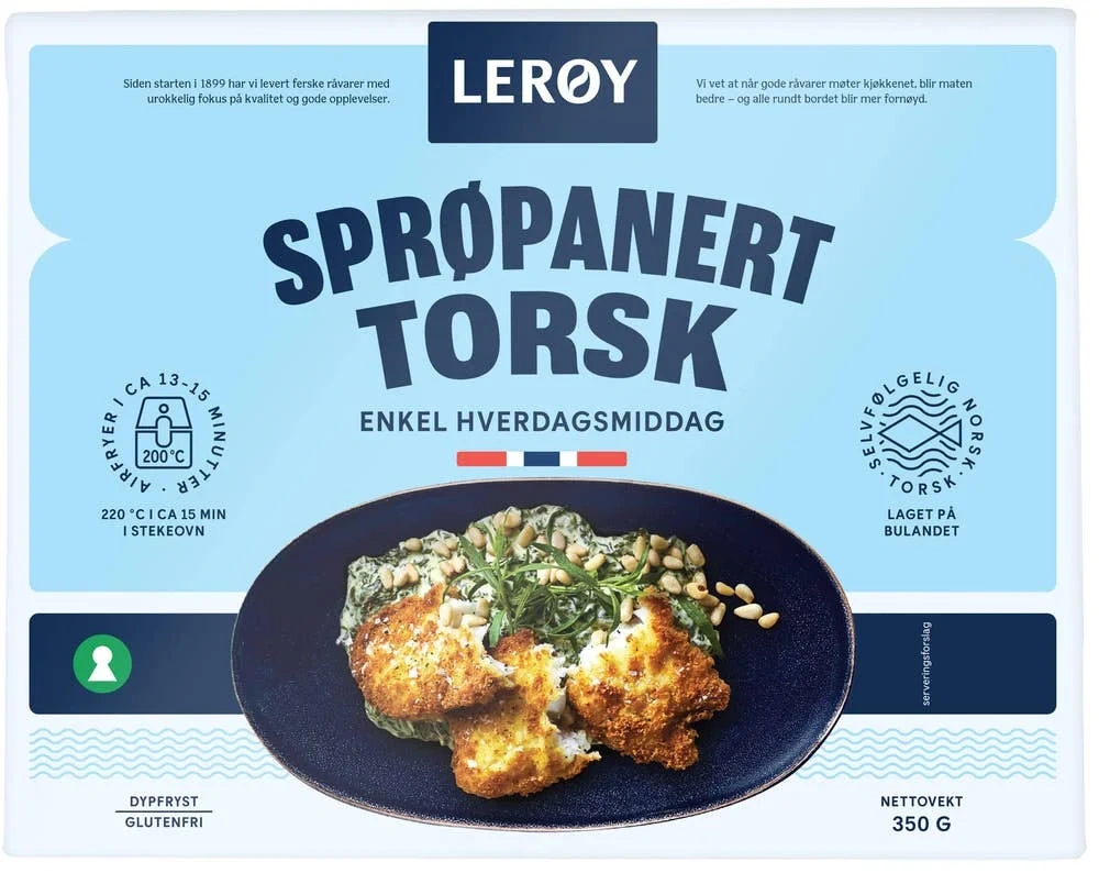 Lerøy Brand Sprøpanert torsk