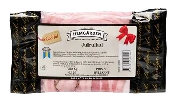 Julrullad skivad ca 120 gr PB
