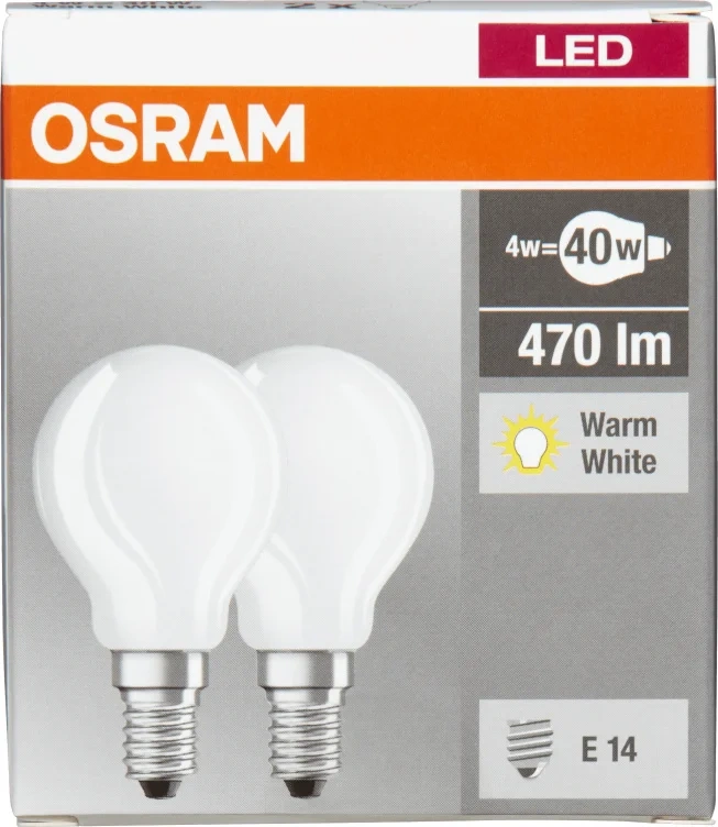 Led Clp40 Matt E14 2pk