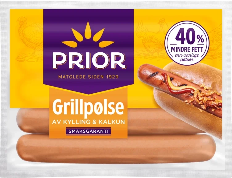 Grillpølser Kylling/Kalkun 600g