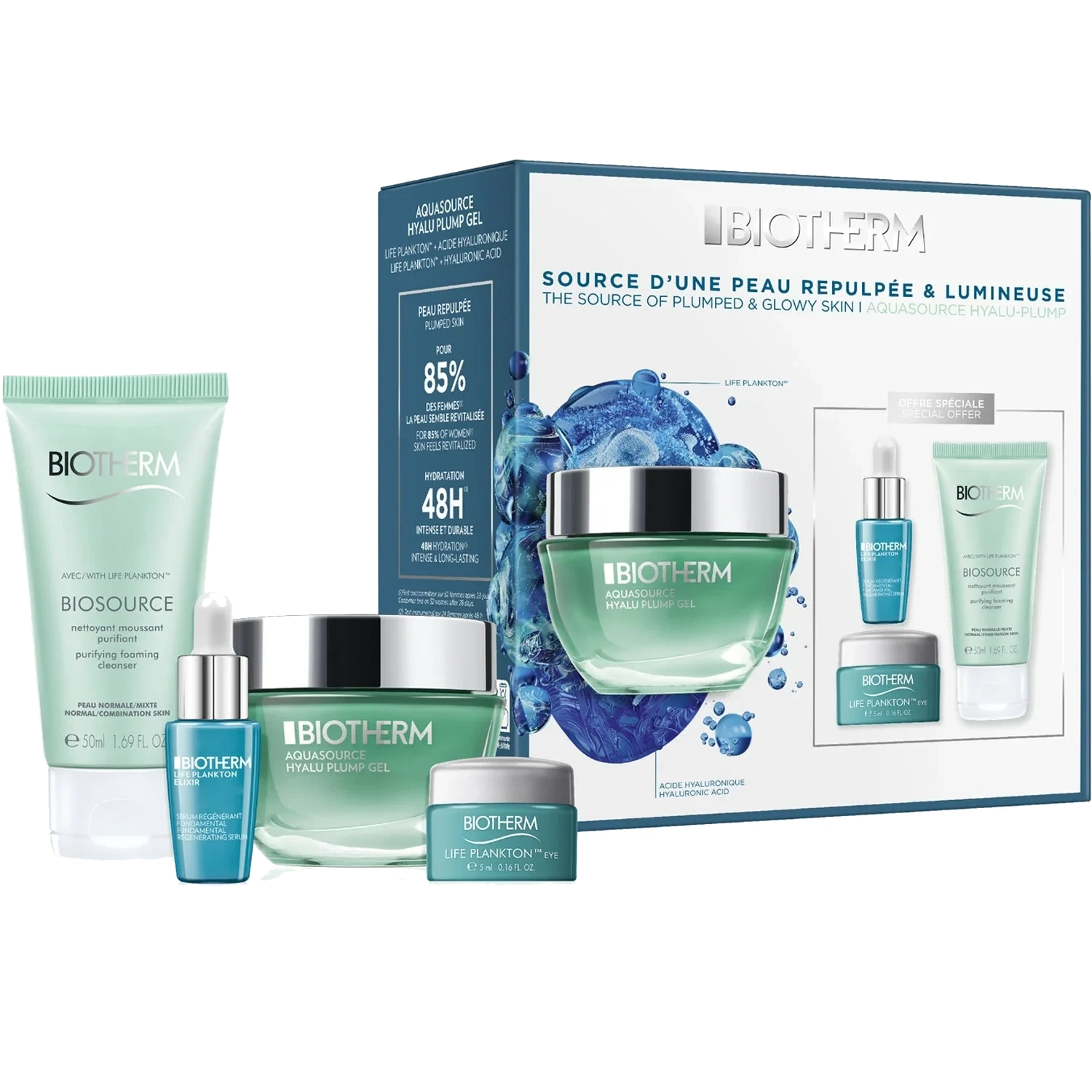 Biotherm Aquasource Hyalu Plump Routine Set