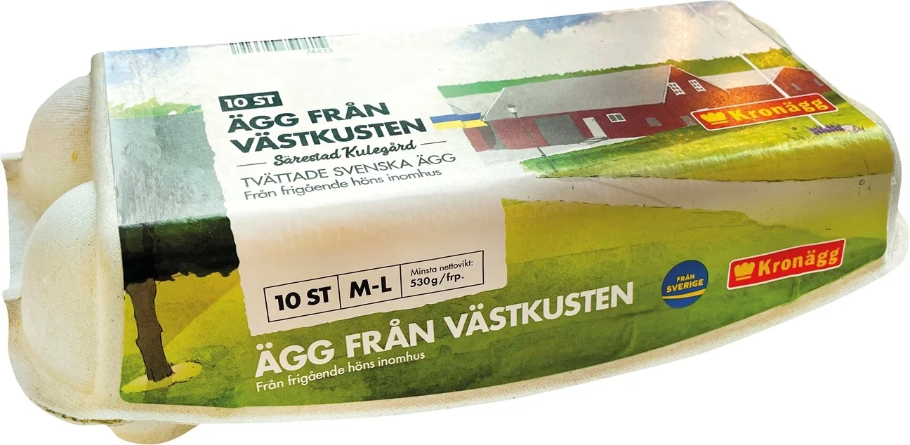 Ägg Västkusten,frig inne,10p,M-L