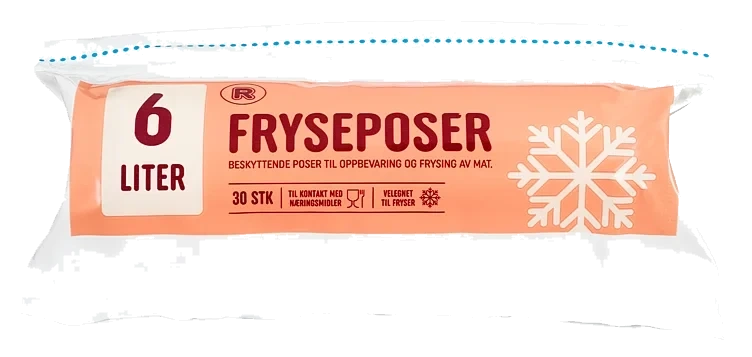 Frysepose 6l  30stk