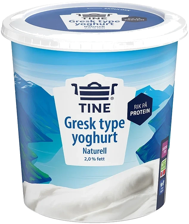 Gresk type yoghurt naturell   850g