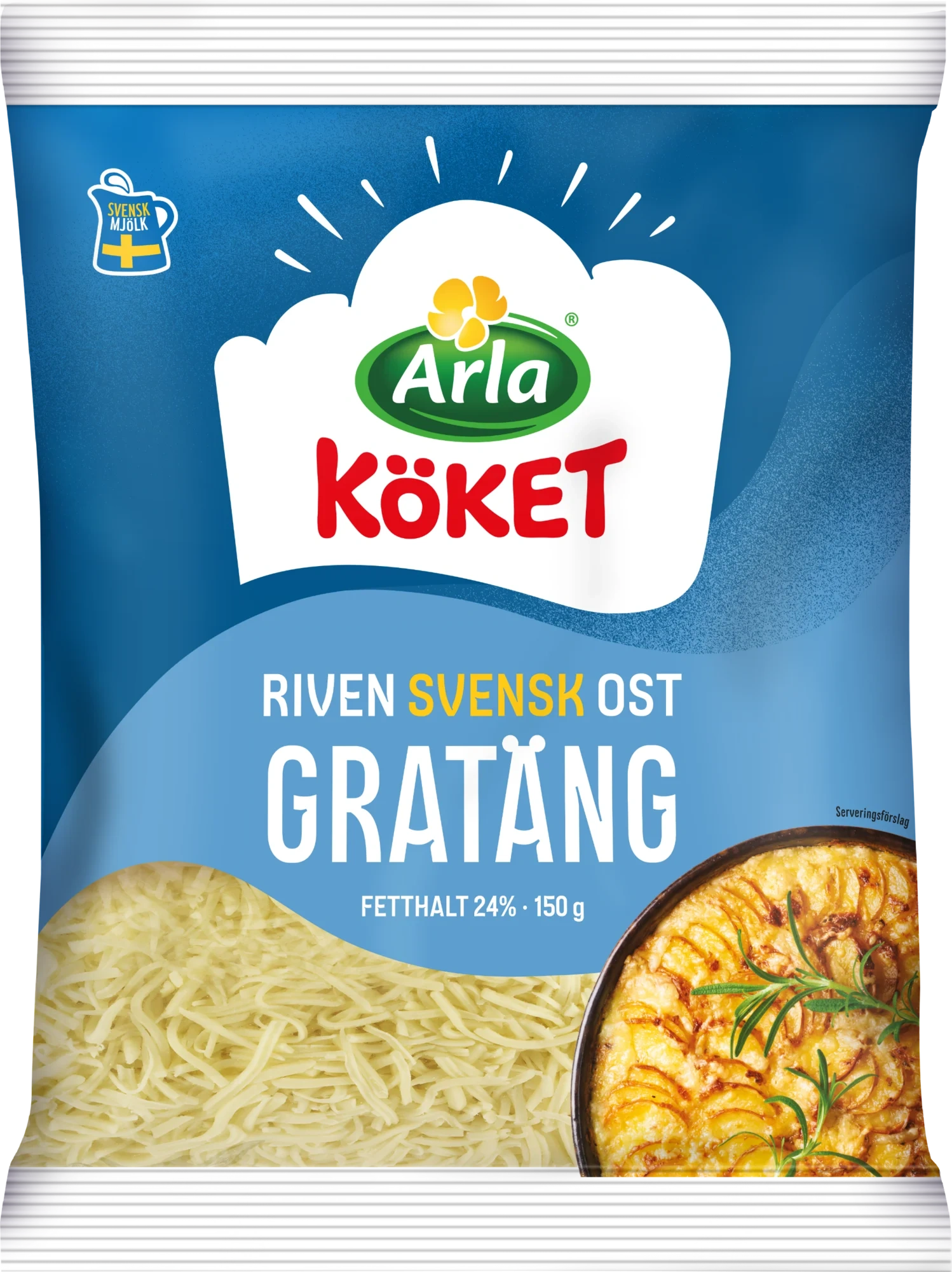 Riven ost gratäng 24%