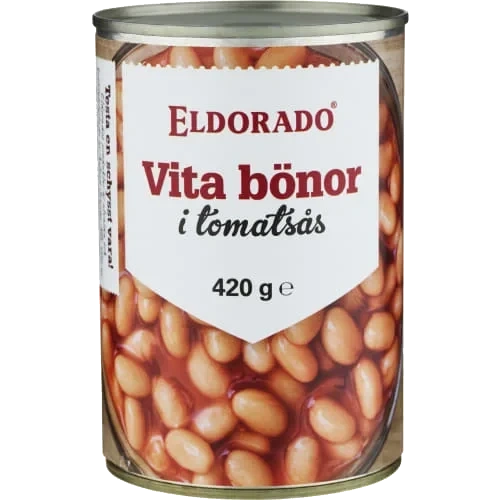 Vita Bönor i Tomatsås